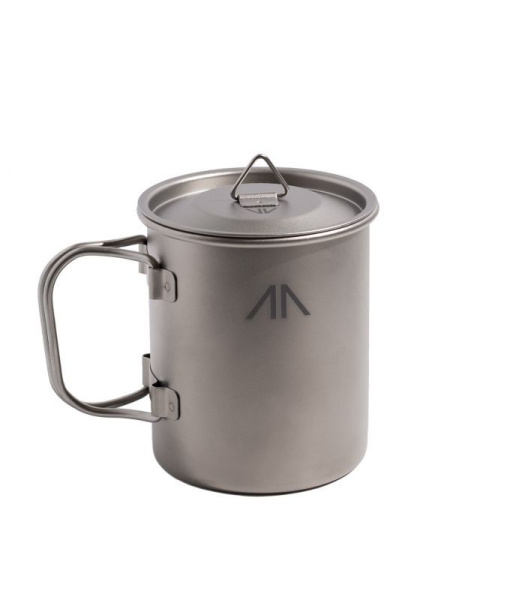 Кружка GORAA Titanium с крышкой 0.3L (Титан; 300мл)